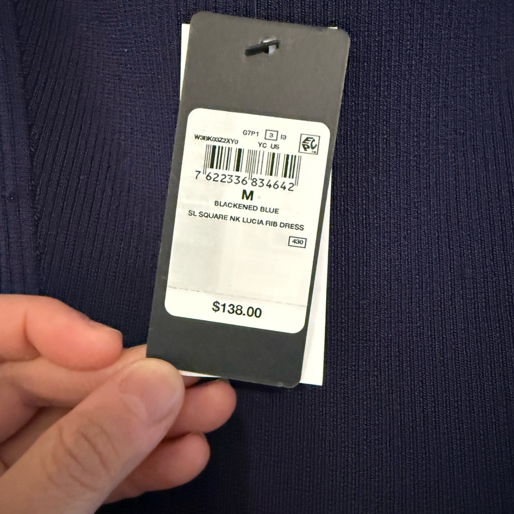GUESS Lucia Ribbed Square Neck Mini Dress - Picture 3 of 4